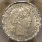 1911-D Barber Dime 10c PCGS Certified AU58