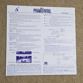 Pioneer LaserActive Mega-LD Pyramid Patrol Video Game - Sega Mega-CD Compatible