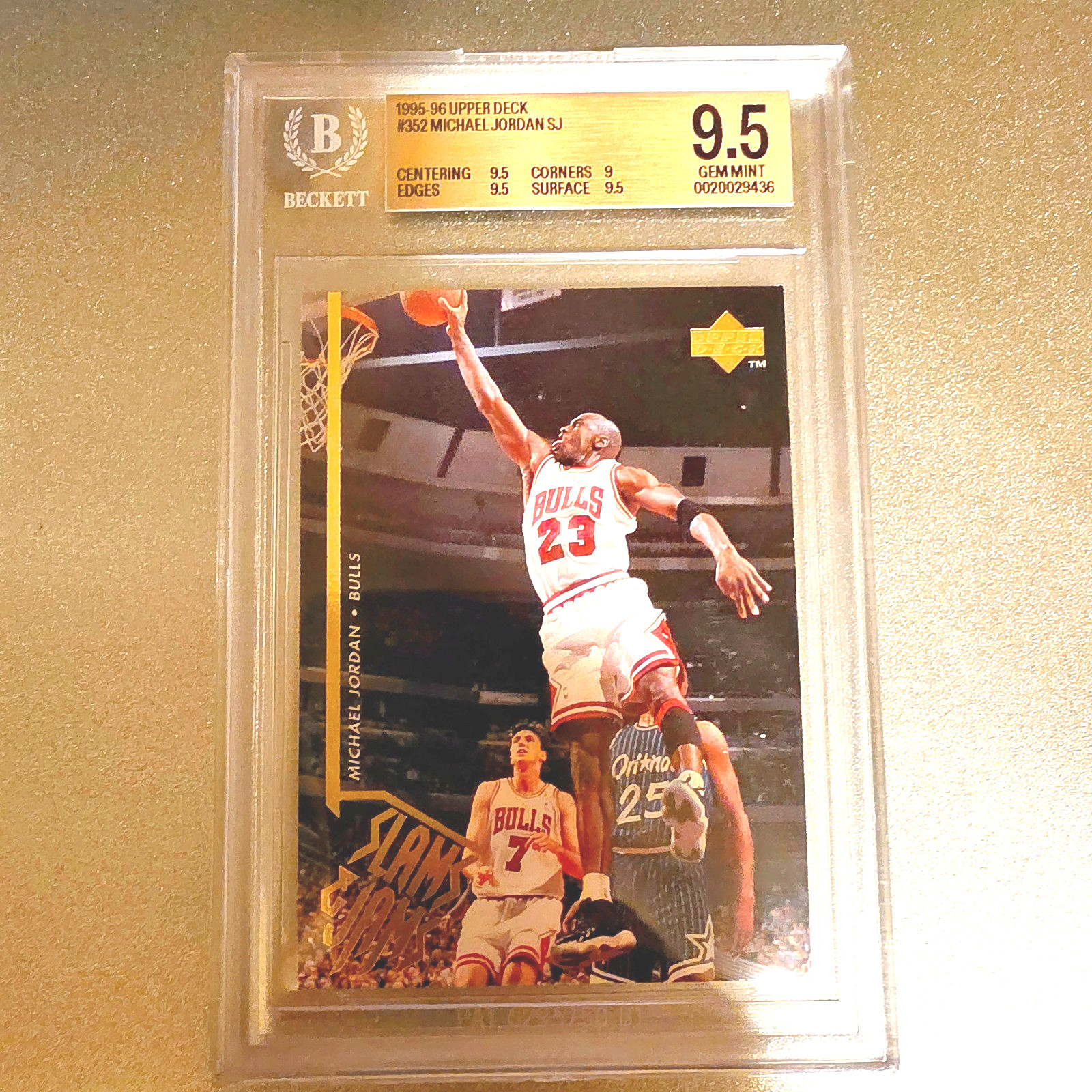 1995-96 Upper Deck - Slams & Jams Michael Jordan #352