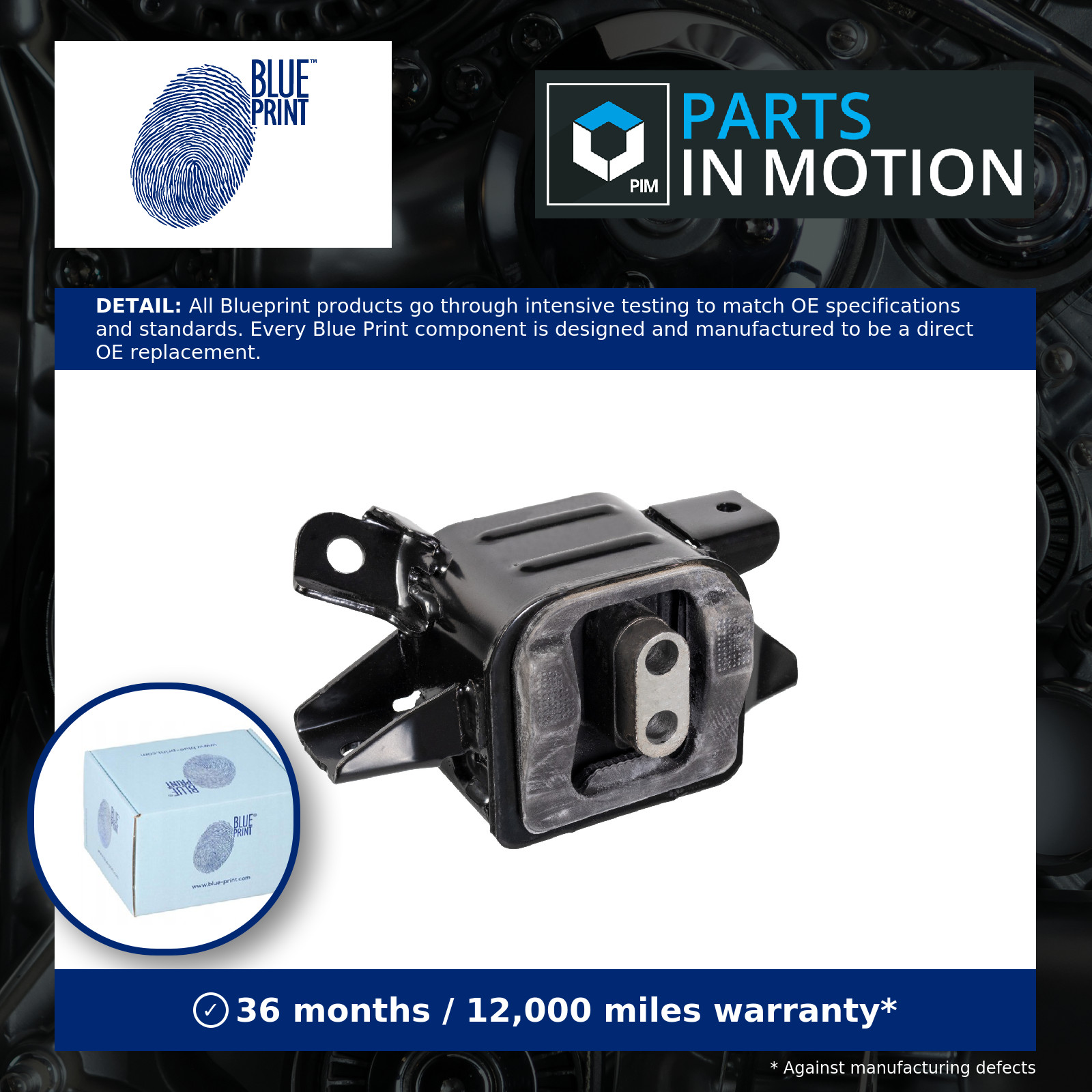 Gearbox Mounting Left ADBP800418 Blue Print Transmission 21830J9000 Quality New