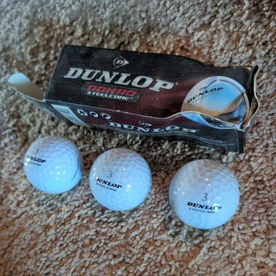 Dunlop DDH 110 Steelcore Distance 3 Golf Balls- New- Made in USA