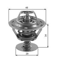 Gates TH39082G1 Thermostat, KüHlmittel FüR Daihatsu,Geo,Honda,Nissan,Toyota,Vw