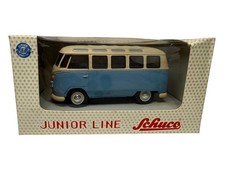 Schuco Volkswagen Camper Van Blue Cream 1/43 Junior Line