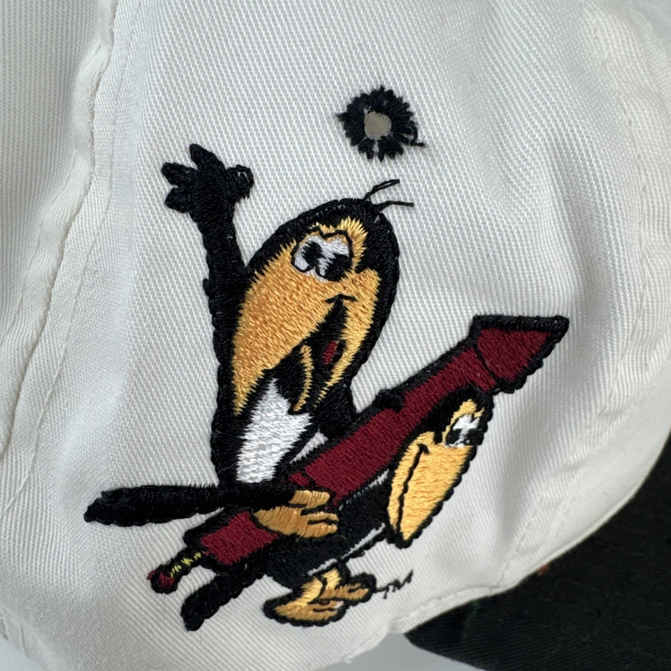 Vintage - 90s 1993 Heckle & Jeckle Viacom American Needle Blockhead Snapback Hat - Image 4 of 4