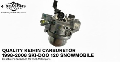 1998-2008 Ski-Doo Mini Z 120 Snowmobile Premium Keihin Carburetor (OEM Quality)
