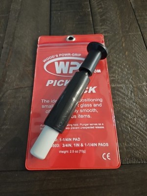 Woods Powr-Grip Pu0950 Suction Cup Lifter, 1.5 In, Vertical Hndl