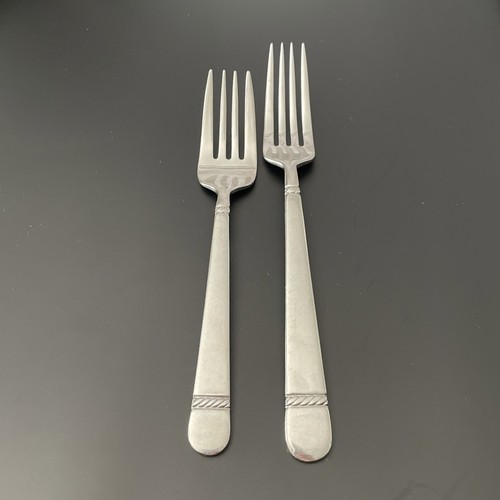 Dinner Fork & Salad Fork -Reed & Barton Brighton Glossy 18\8 Stainless Flatware