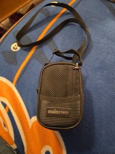 Mainstays Camera Bag/Case Black Crossbody Strap Small Bag 3 Zipper Pockets