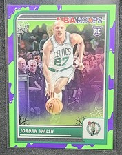 2023-24 Panini NBA Haunted Hoops #18 Jordan Walsh RC Green Slime Parallell