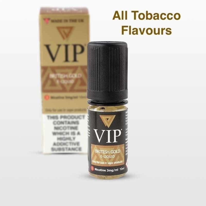 Vapecom VIP Tobacco E-Liquid Vape Juice - 3 x 10ml bottles | VIP Vype  Flavour | eBay UK