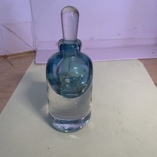Inland Studio Glass Perfume Bottle  Heavy Weight with Shelf Wear Excellent Con