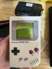 Nintendo Game Boy Original Console W/ 4 Games And 4 Player Adapter & Case READ!