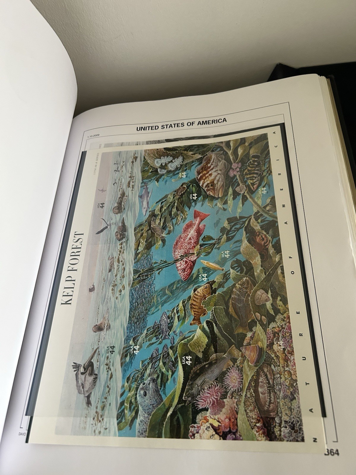 USA Mint Stamps Collection In 2 Davo Albums Face Value $1330