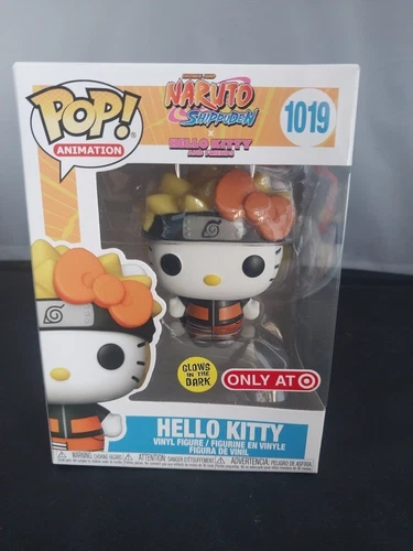 Naruto Shipuden X Hello Kitty Funko Pop! #1019 Target Exclusive Glow in the Dark