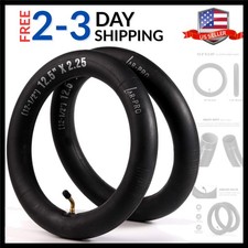 2 Pack Scooter Replacement Inner Tubes - 12.5" x 2.25" Inner Tubes with Angle...