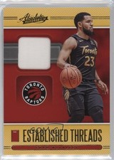 2020 Panini Absolute Memorabilia Established Threads Level 1 Fred VanVleet 17pt