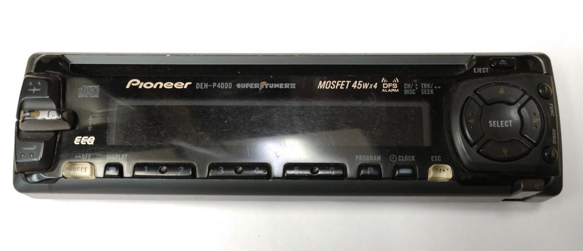 Pioneer DEH-P4000 CD Car Stereo Faceplate ONLY | eBay
