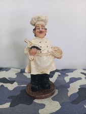 European Resin Fat Chef Statue Figurine Kitchen Decor.    E75