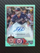 Topps 2023 Chrome Update Aqua Wave Rookie Auto Jake Alu Nationals /199 AC-JAL
