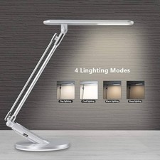 JUKSTG LED Desk Table Lamp with USB Charging and Touch Control