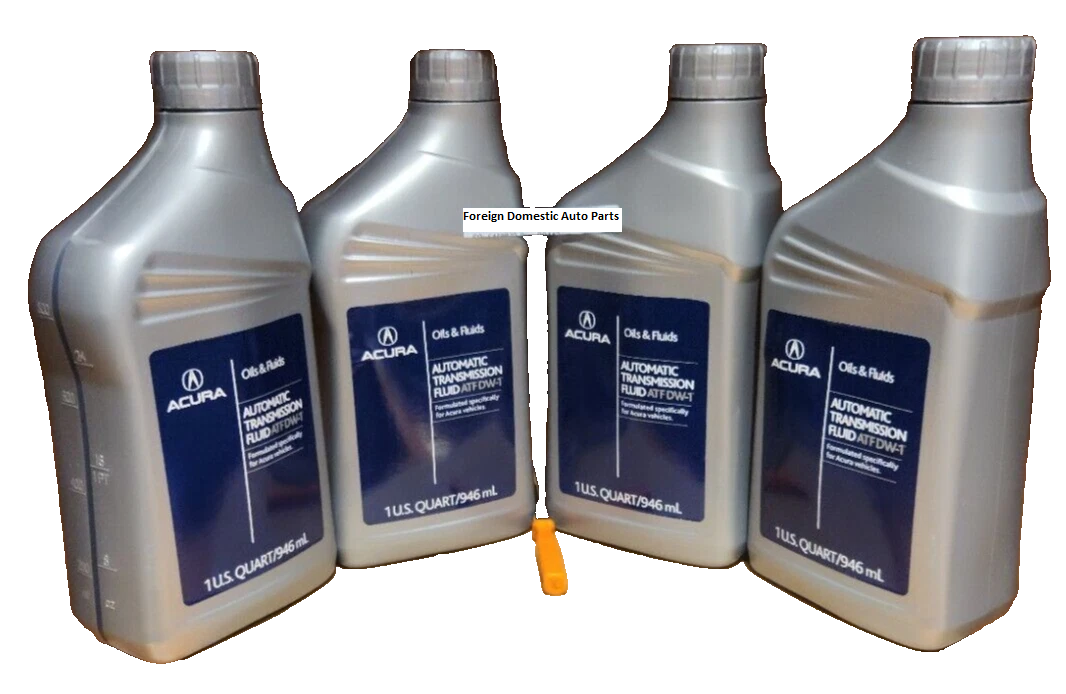 4x QTS Acura OEM ATF DW-1 Automatic Transmission Fluid ATF Z1 NEW
