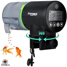 Smart Aquarium Auto Fish Feeder - Programmable Timer & Moisture-Proof Design