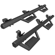 2pcs Running Boards Side Steps Fit For 2007-18 Jeep Wrangler Jk Unlimited 4 Door