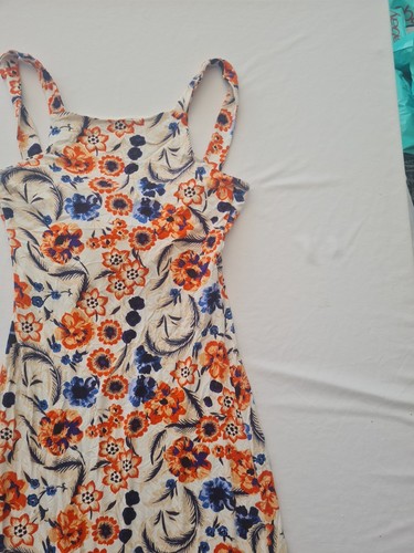 Vestido para damas Miss Selfridge Petite talla 10 sin mangas correas estampado floral... - Imagen 5 de 16