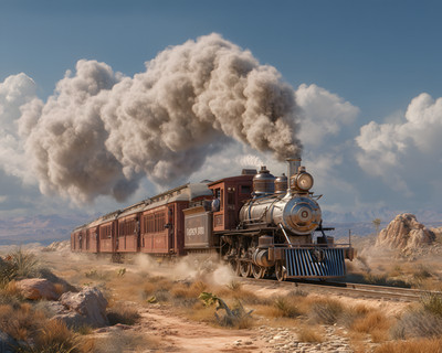 8x10 Train & Railroad Art Print - 792935491