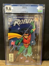 Robin #0 CGC 9.6  White Pages 10/94 HTF! Chuck Dixon story 