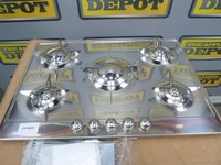 Smeg Hob Stainless Steel P705ES 72cm Polished 5 Burner Gas Graded (CH-4541)