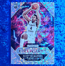 2021-22 Panini Prizm Scottie Barnes Fireworks Fast Break Prizm #4 RC 🏀⭐⭐⭐