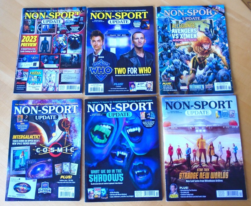 Non-Sport Update Magazine 2023 Lot Vol 34 No. 1 2 3 4 5 6