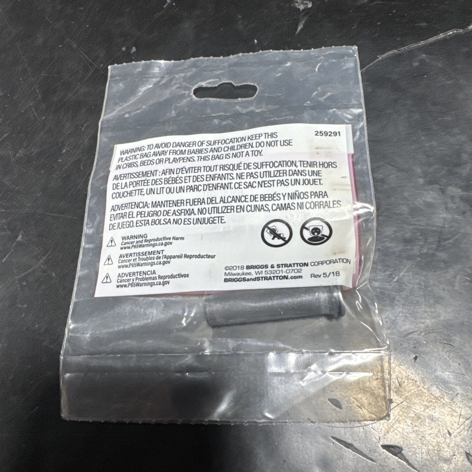 Genuine Briggs & Stratton 694000 Hose, Vacuum, OEM Briggs, Free ...