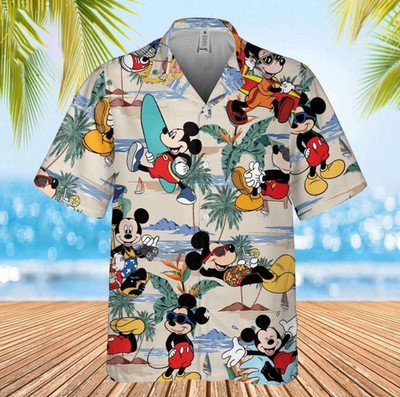 Mickey Mouse Hawaiian Shirt Tropical Summer Men Women Unisex 02