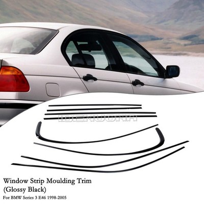 Fenster Streifen Trim Dichtung Gürtel Weathers Dekor Für BMW 3 Serie E46 1998-05