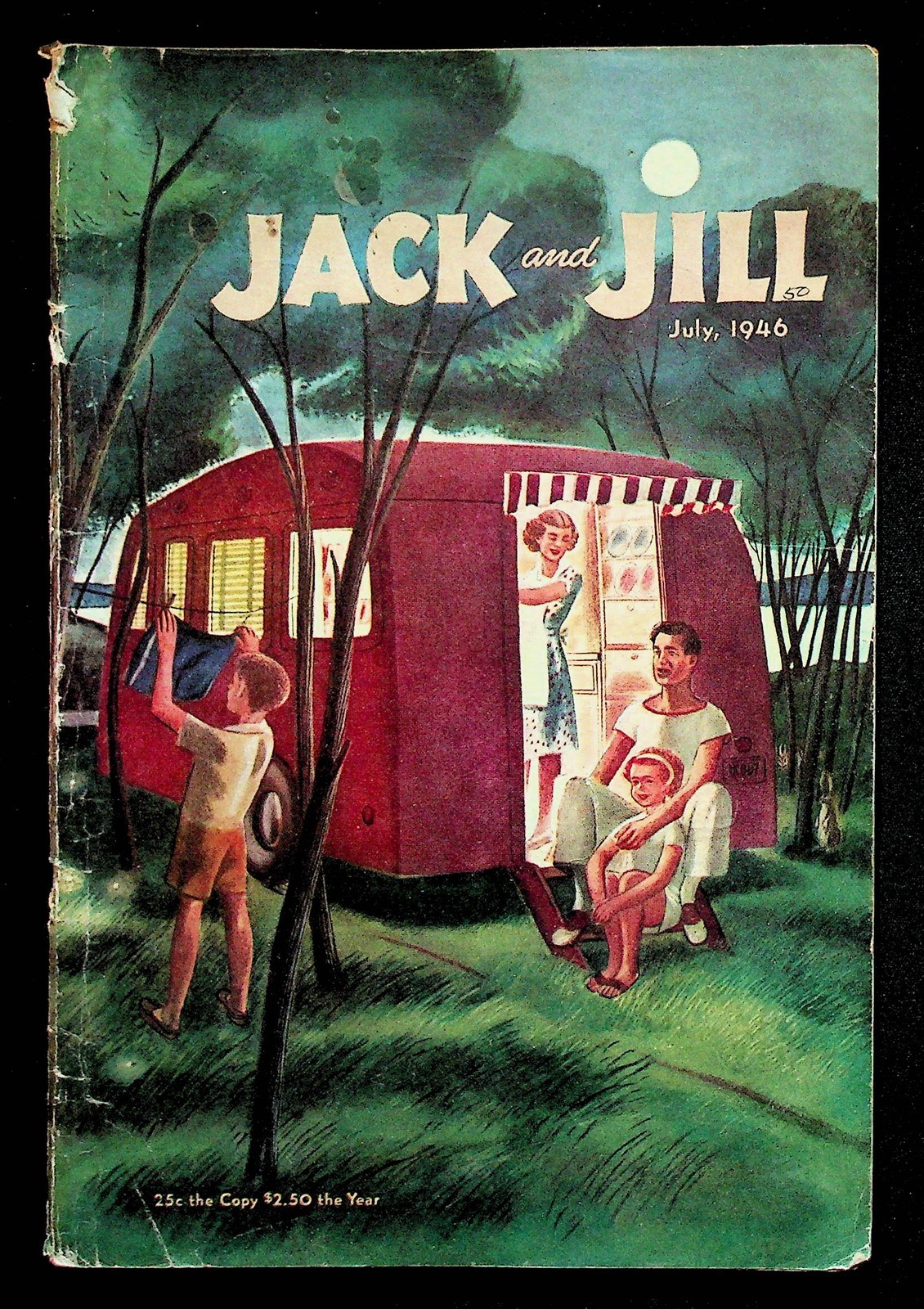 Beth Henninger Navajo Family Paper Doll Jack And Jill Magazine July 1946