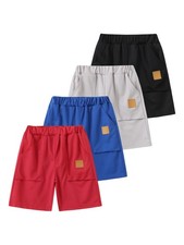 Boys' Cargo Shorts: Elastic Waist, Pockets for All Their 9-10 Yr Old Treasures