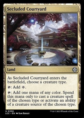 Secluded Courtyard - Ixalan Commander LCC - MTG