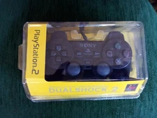 Sony PlayStation 2 PS2 DualShock 2 Controller Black .