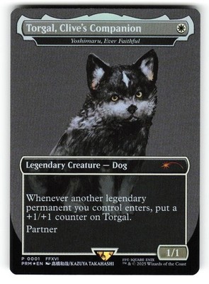 Torgal, Clive s Companion #1 (Rainbow Foil) (NM) Final Fantasy Promo Yoshimaru