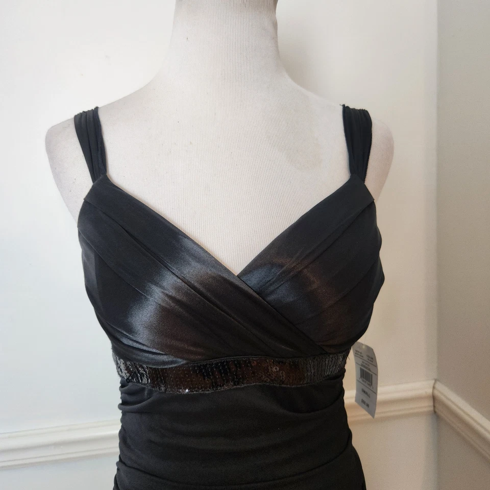 Nuevo Vestido Y2K Ruby Rox Midi HiLo Talla Pequeña Negro Cóctel Babydoll WhimsiGoth  Foto 2 de 4