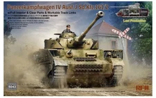 1/35 Rye Field Model #5043 Panzer IV Ausf.J Last With Full Interior