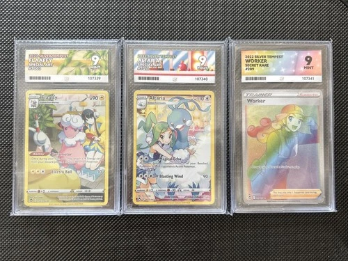 Silver Tempest ACE 9 Sequential Bundle Altaria TG11 Flaafy TG03