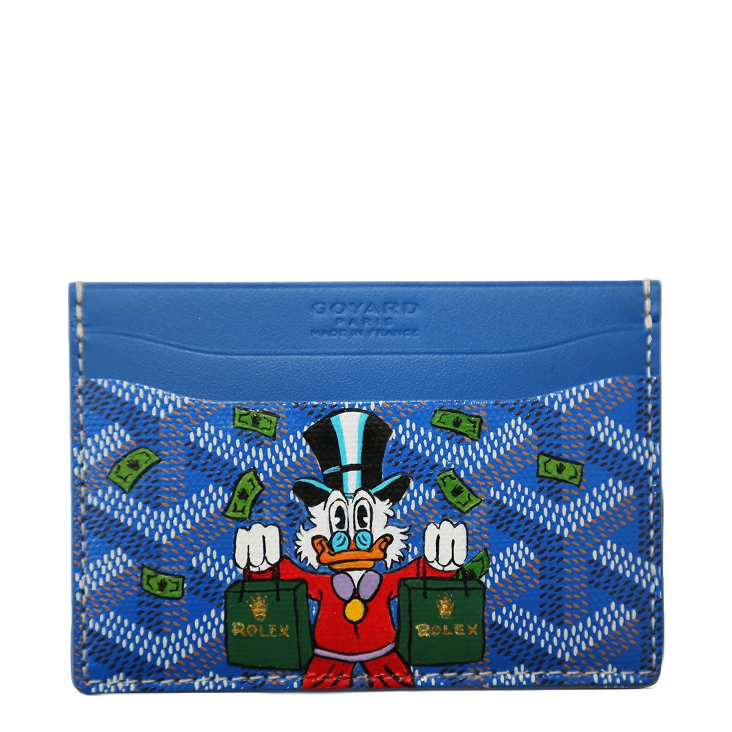 Goyard - Customised Electric Blue Saint-Sulpice Cardholder