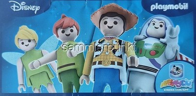 NEU***MAXI-KOMPLETTSATZ DISNEY + allen 4 BPZ / Ferrero-Playmobil***NEU