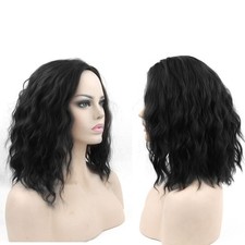 Stylish Black Curly Wig for Women Cosplay Party and Daily Outfits