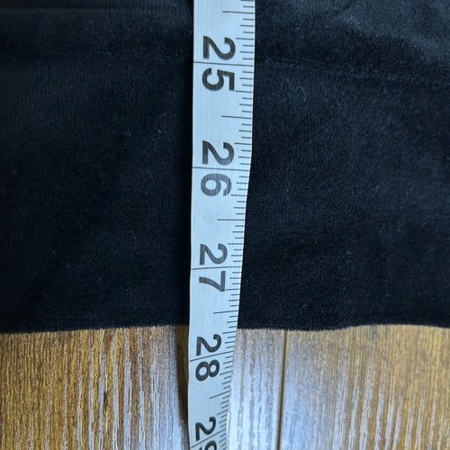 Top largo de terciopelo de algodón orgánico negro XS de EILEEN FISHER - Imagen 9 de 9