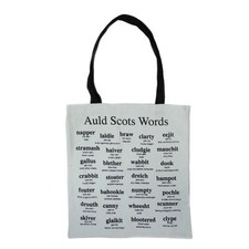 Glen Appin of Scotland Cotton Bag with Auld Scots Words l HT0103