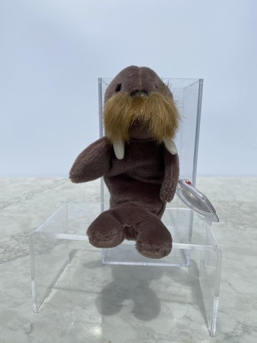 Ty Beanie Babies Jolly The Walrus 1996 w/Tag & Box Stuffed Animal Toy - Picture 5 of 14